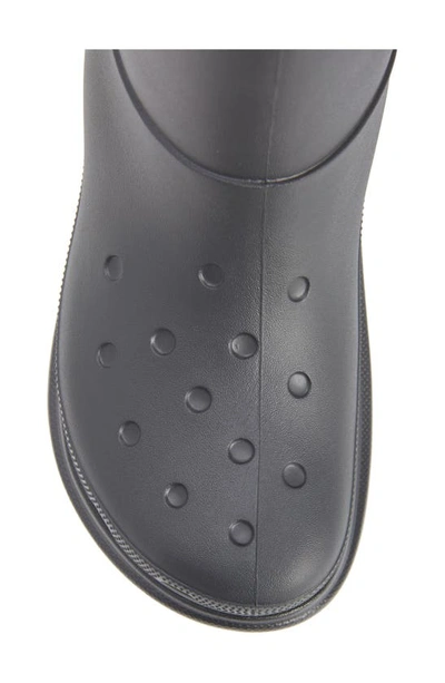 Balenciaga X Crocs Water Resistant Boot In Grafite