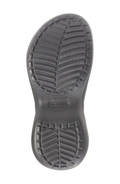 Balenciaga X Crocs Water Resistant Boot In Grafite