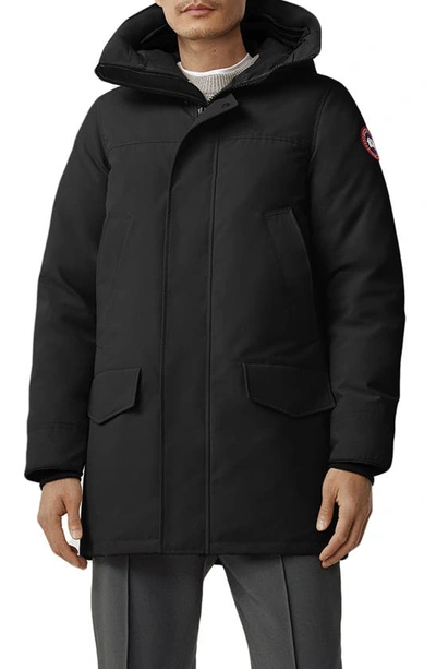 Shop Canada Goose Langford 625-fill Power Down Parka In Black