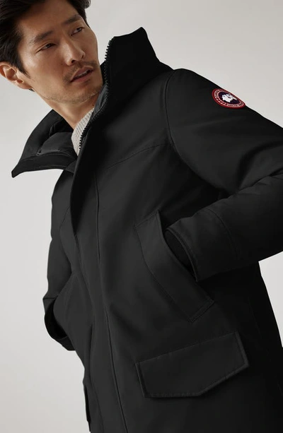 Shop Canada Goose Langford 625-fill Power Down Parka In Black