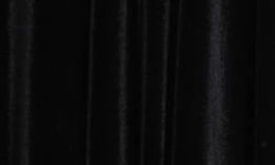 Love By Design June Velvet Flutter Sleeve Maxi Dress In Black