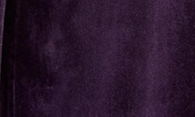 Love By Design Long Sleeve Velvet Maxi Dress In Blackberry Cordial