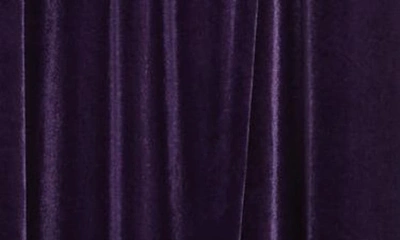 Love By Design Long Sleeve Velvet Maxi Dress In Blackberry Cordial