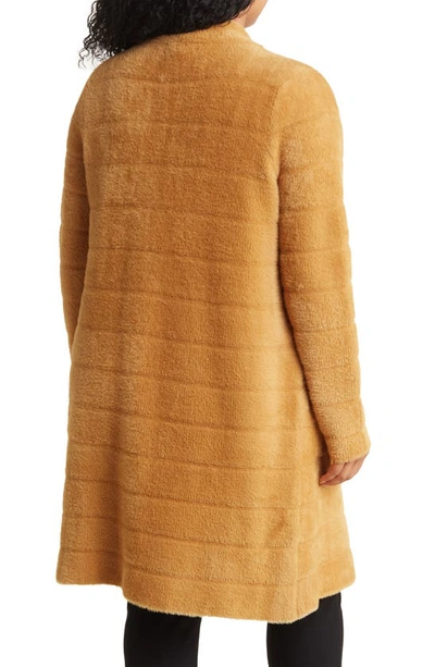 By Design Colette Faux Fur Coat In Iced Coffee