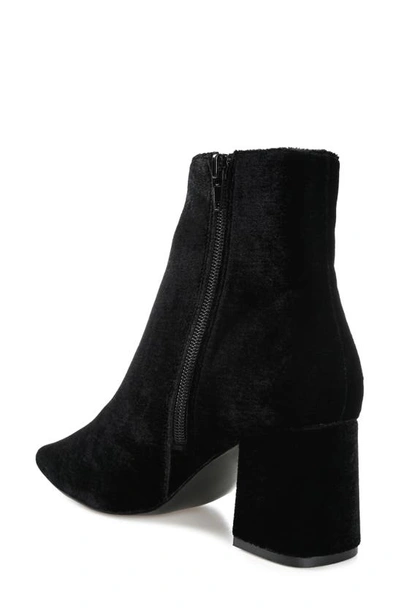 Shop Journee Collection Hazara Block Heel Bootie In Black