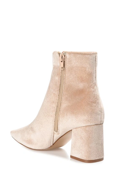 Shop Journee Collection Hazara Block Heel Bootie In Tan