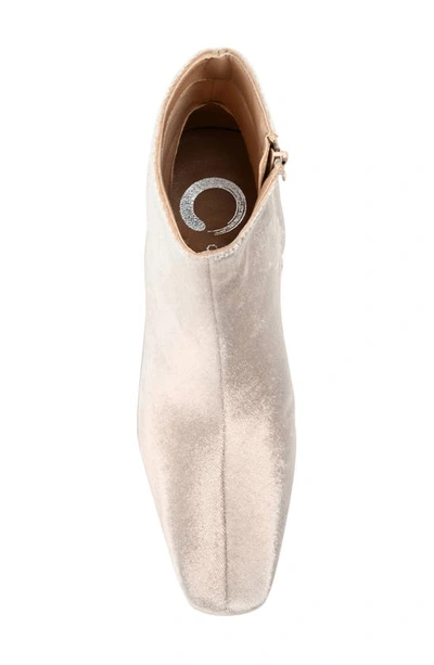Journee Collection Hazara Block Heel Bootie In Tan