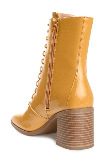 Shop Journee Collection Covva Tru Comfort Foam Bootie In Mustard