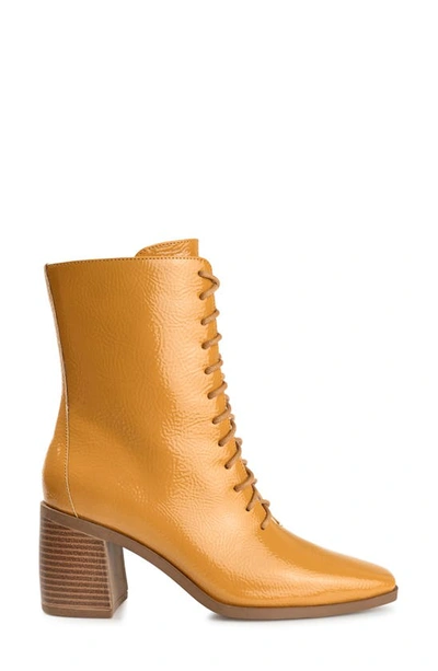 Shop Journee Collection Covva Tru Comfort Foam Bootie In Mustard