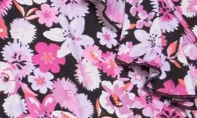 Shop Love By Design Viola Faux Wrap Mini Dress In Flowertime