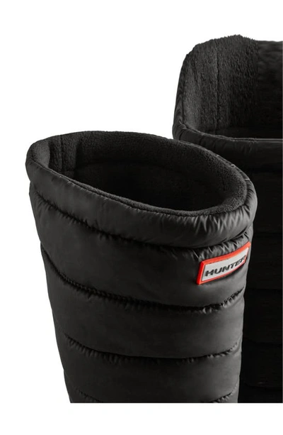 Hunter Intrepid Knee High Snow Boot In Black