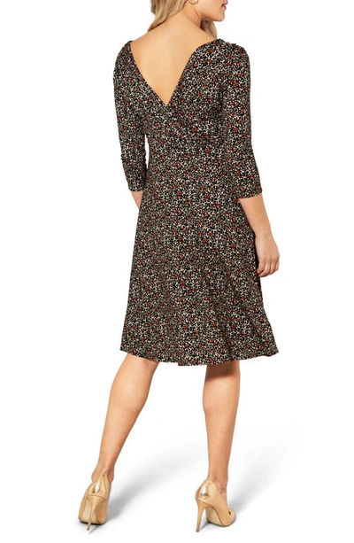 Tiffany Rose Willow Empire Waist Maternity Dress In Black
