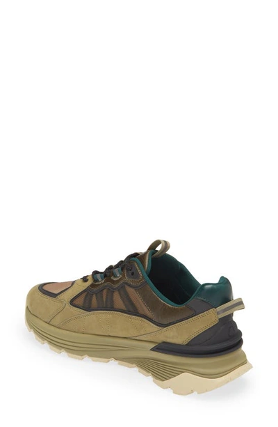 Shop Moncler Lite Runner Low Top Sneaker In Military
