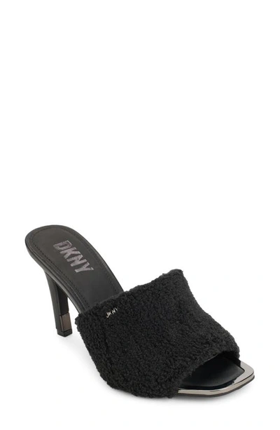 Shop Dkny Bronx Slip-on Mule Sandal In Black Black
