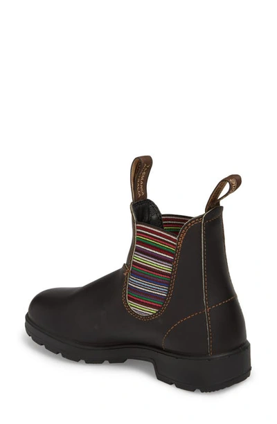 Shop Blundstone Footwear Gender Inclusive Black Chelsea Boot In Brown/multi