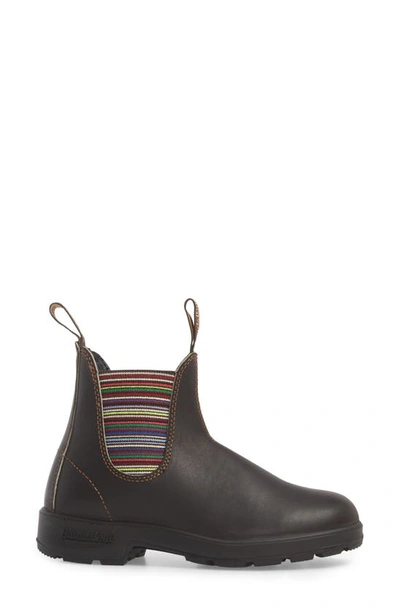 Shop Blundstone Footwear Gender Inclusive Black Chelsea Boot In Brown/multi