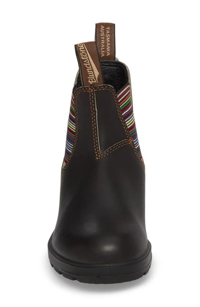 Shop Blundstone Footwear Gender Inclusive Black Chelsea Boot In Brown/multi