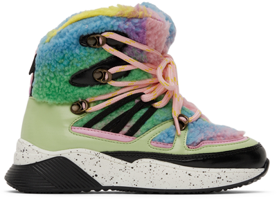 Shop Stella Mccartney Kids Multicolor Hiking Boots In 999 Multi