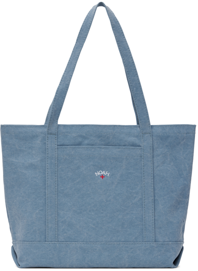 Shop Noah Navy Recycled Canvas Tote In Nvy Navy