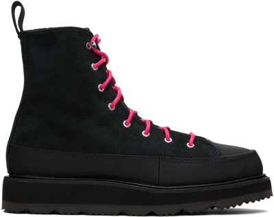 Shop Converse Black Chuck Taylor Crafted Boots In Black/black/prime Pi