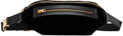 Shop Tom Ford Black Buckley Belt Bag In U9000 Black