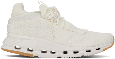On White Cloudnova Sneakers In Undyed