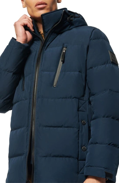 Shop Marc New York Montrose Water Resistant Quilted Coat In Ink