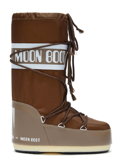 Shop Moon Boot Brown Icon Snow Boots