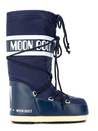 Shop Moon Boot Blue Icon Snow Boots