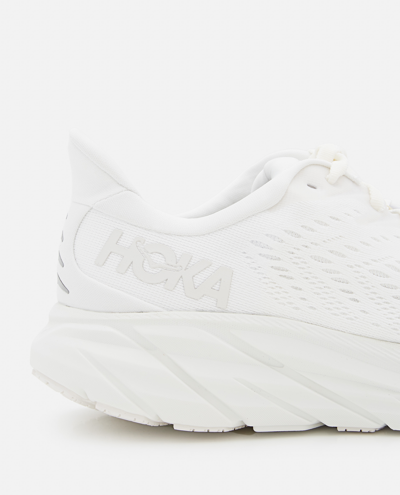 Shop Hoka One One Clifton 8 Sneakers In White