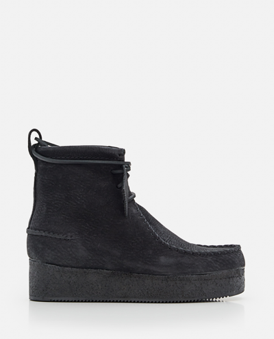Clarks Wallabee Craft Boots In Black | ModeSens