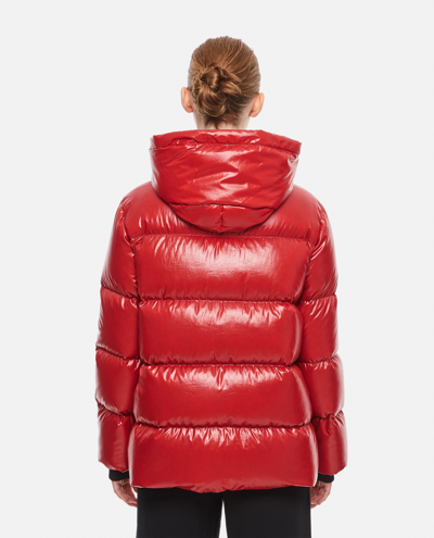 Shop Fay Original Down Jacket With Hooks In Red