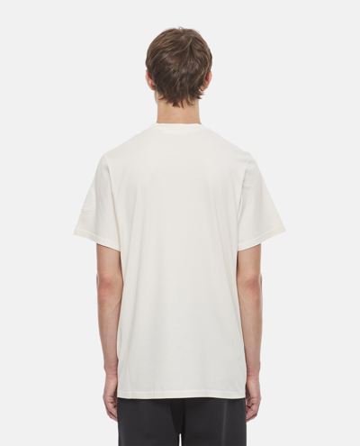 Shop Moncler Genius Crewneck Cotton T-shirt In White