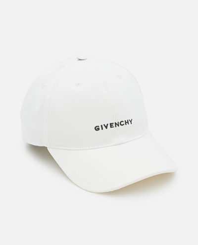 Shop Givenchy Cotton Baseball Hat In White