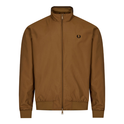 Shop Fred Perry Brentham Jacket In Beige