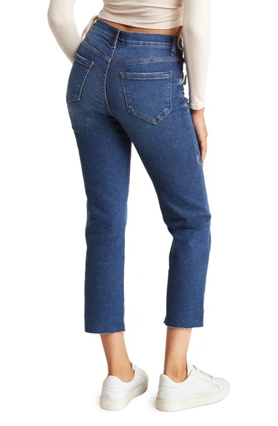 Kensie High Waist Slim Straight Leg Jeans In Victoria