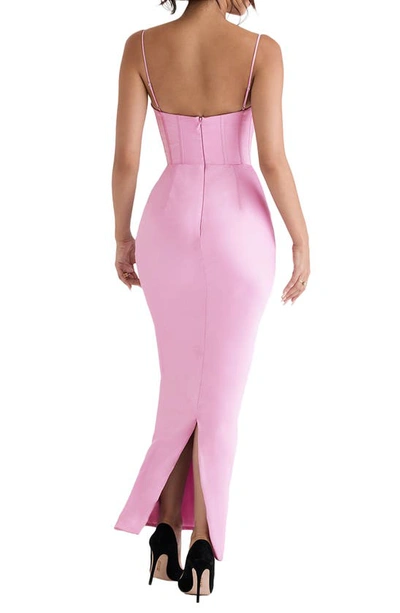 House Of Cb Charmaine Corset Dress In Pink