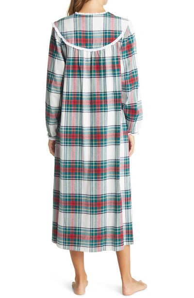 Lanz Of Salzburg Ballet Nightgown In Multi Plaid