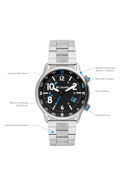 Shop Columbia Oubacker Bracelet Watch, 42mm In Black