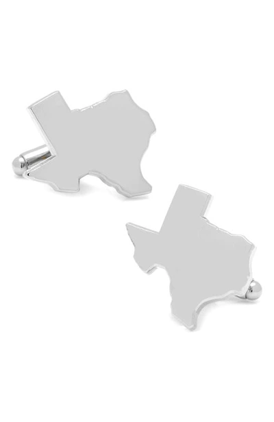Cufflinks, Inc Texas Cufflinks In Silver