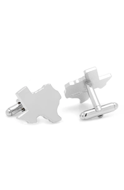 Cufflinks, Inc Texas Cufflinks In Silver