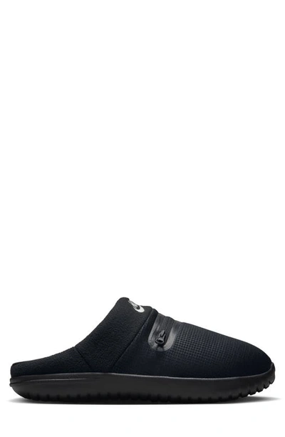 Shop Nike Burrow Slipper In Black/ Phantom/ Black