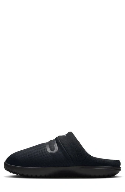 Shop Nike Burrow Slipper In Black/ Phantom/ Black