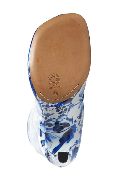 Shop Dries Van Noten Delfts Blauw Knee High Boot In Porcelain Blue
