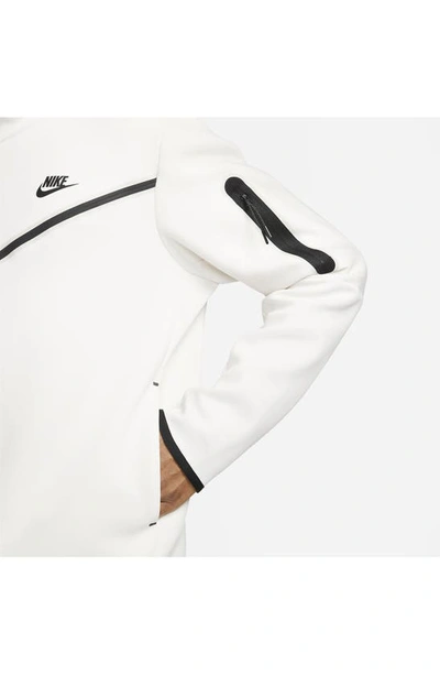 Shop Nike Sportswear Tech Fleece Zip Hoodie In Phantom/ Black