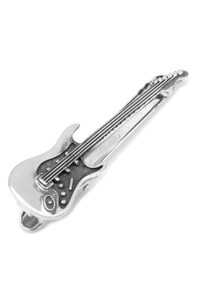 Shop Ox & Bull Trading Co. Ox And Bull Trading Co. Guitar Tie Clip In Silver