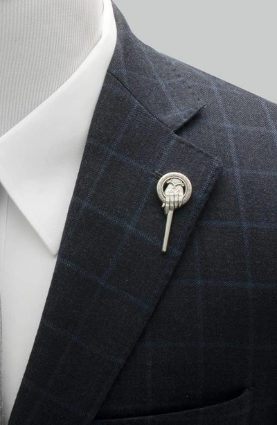 Shop Cufflinks, Inc Hand Of The Queen Lapel Pin In Silver