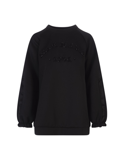 Shop Max Mara Black Bratto Sweatshirt In Nero
