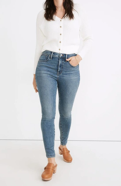 Shop Madewell 10-inch High Waist Skinny Jeans In Woodridge