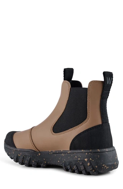 Shop Woden Magda Track Waterproof Boot In Latte